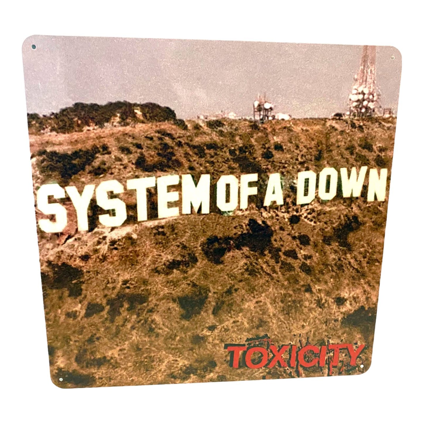 System of a Down - Toxicity AlbumCover Metal Print Tin Sign 12"x 12"