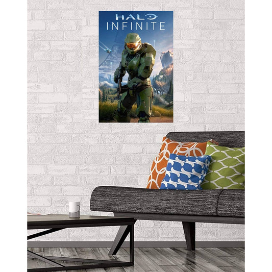 Halo Infinite Video Game Poster Print Wall Art 16"x24"