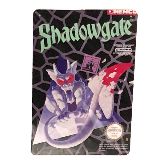 ShadowGate Video Game Cover Metal Tin Sign 8"x12"