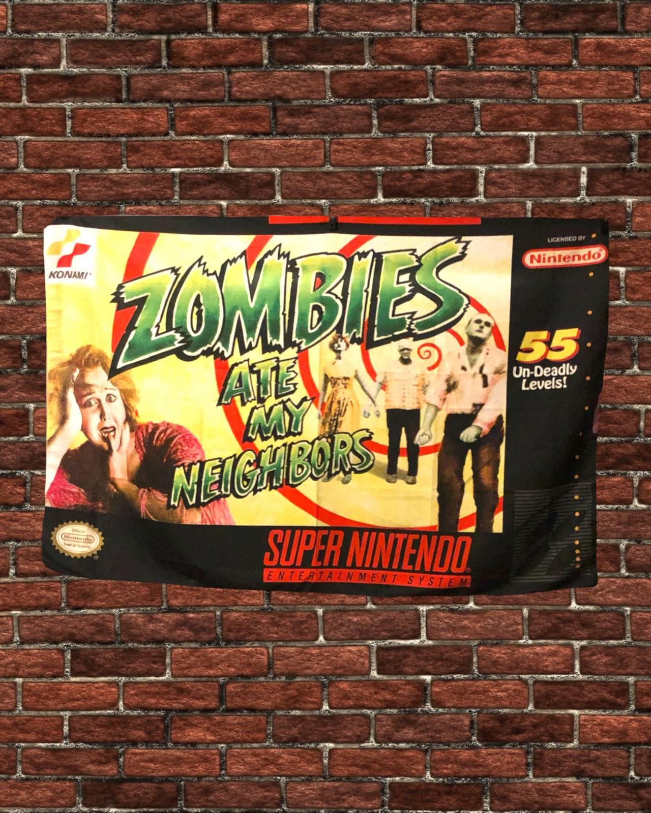 36" x 60" Zombies Ate My Neighbors Tapestry Wall Hanging Décor