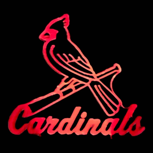 St. Louis Cardinals 3D LED Night-Light 7 Color Changing Lamp w/ Touch Switch