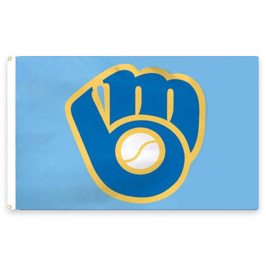 Milwaukee Brewers 3' x 5' MLB Flag