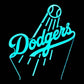 Los Angeles Dodgers 3D LED Night-Light 7 Color Changing Lamp w/ Touch Switch