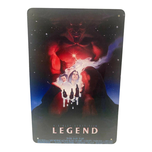 Legend  Movie Poster Metal Tin Sign 8"x12"