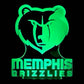Memphis Grizzlies 3D LED Night-Light 7 Color Changing Lamp w/ Touch Switch