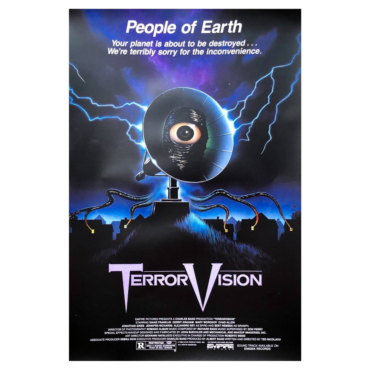 Terror Vision Movie Poster Print Wall Art 16"x24"