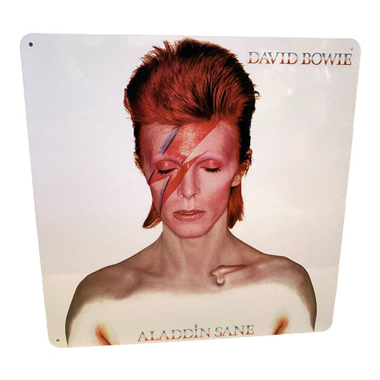 David Bowie - Aladdin Sane Album Cover Metal Print Tin Sign 12"x 12"