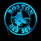 Boston Red Sox 3D LED Night-Light 7 Color Changing Lamp w/ Touch Switch