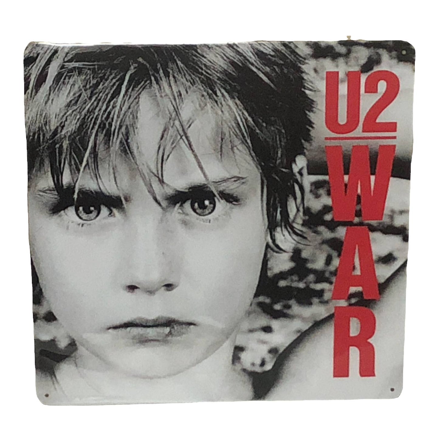 U2 - War Album Cover Metal Print Tin Sign 12"x 12"