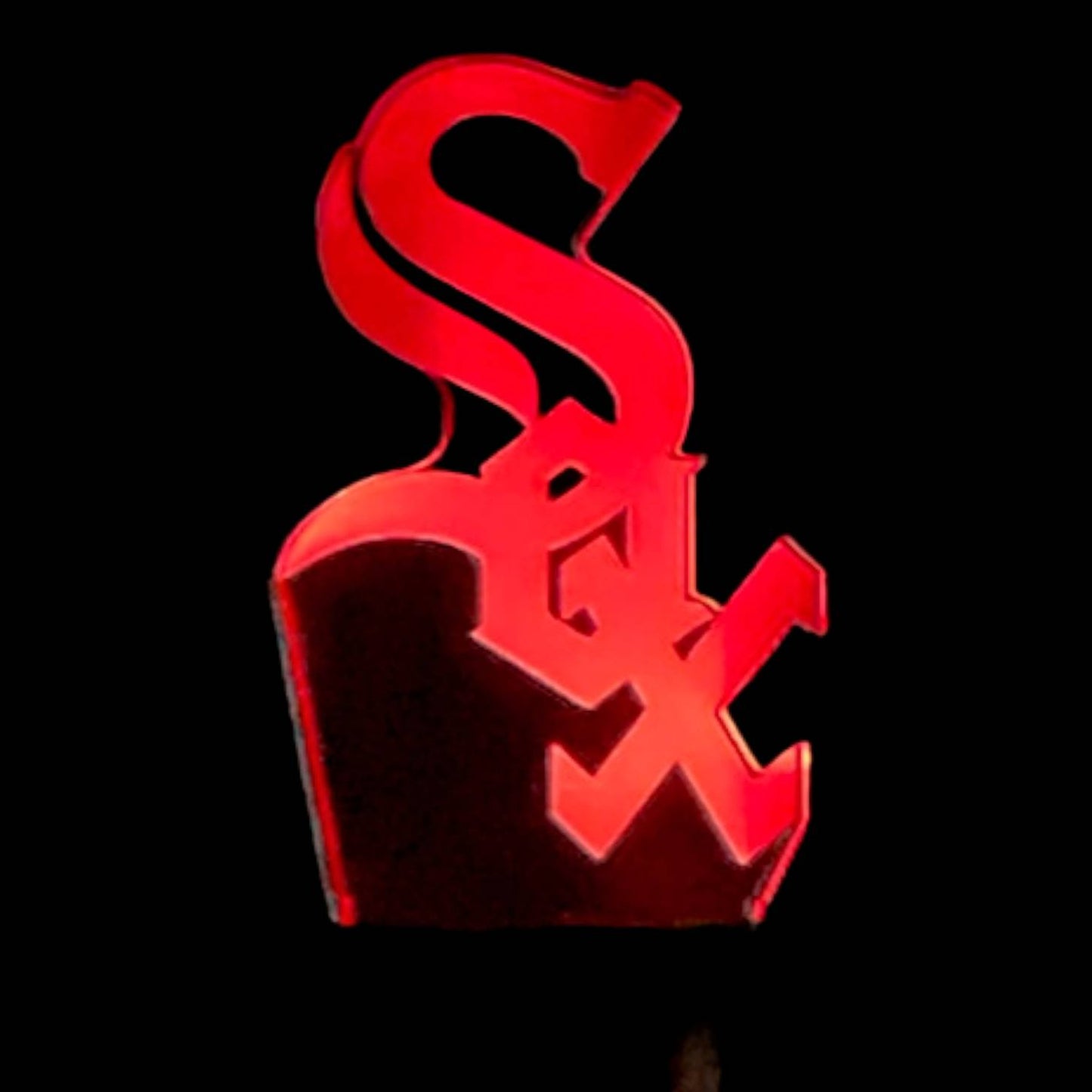 Chicago White Sox 3D LED Night-Light 7 Color Changing Lamp w/ Touch Switch