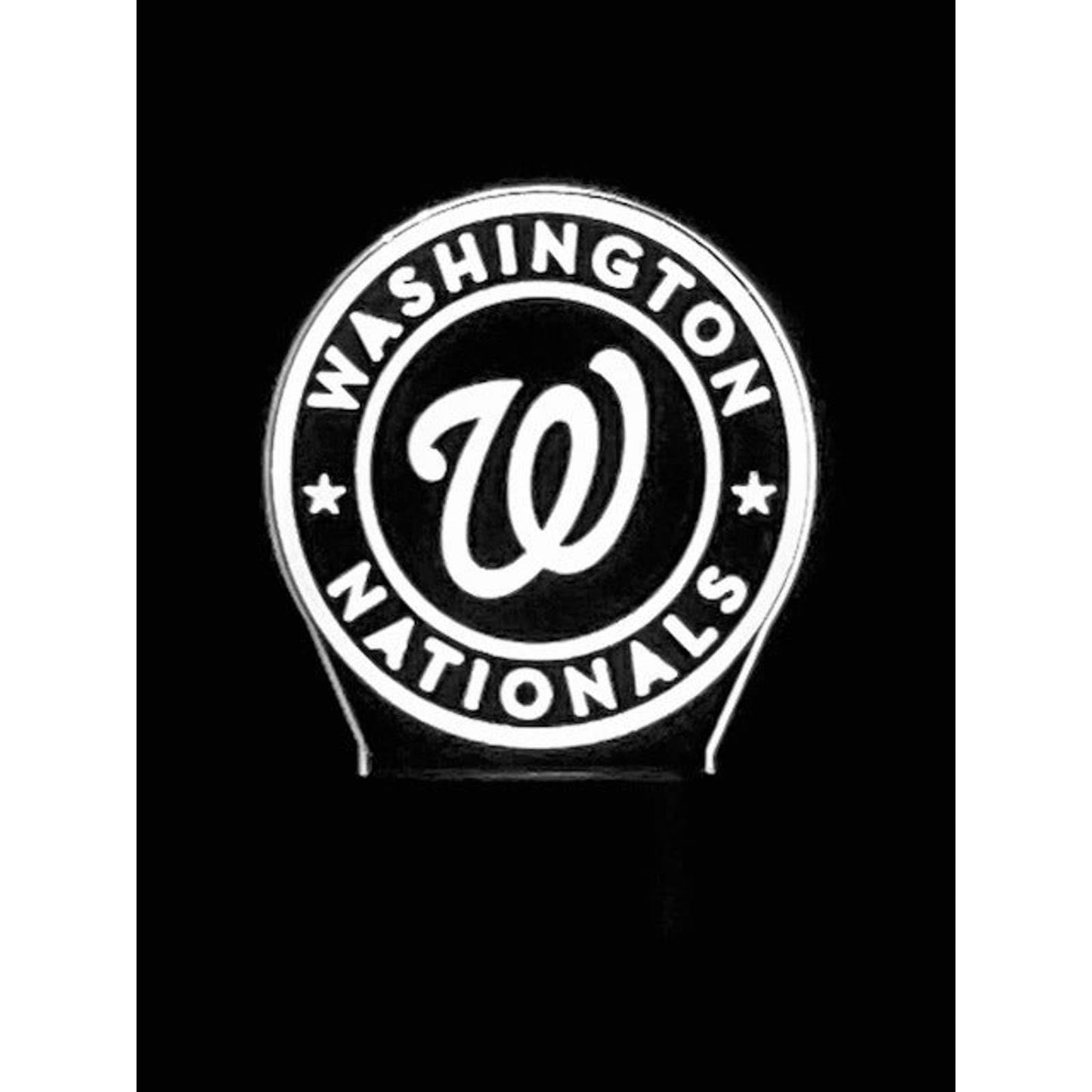Washington Nationals 3D LED Night-Light 7 Color Changing Lamp w/ Touch Switch