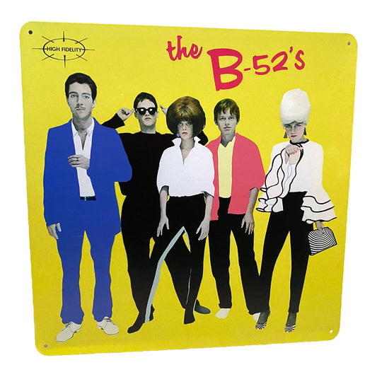 The B-52's  Album  Cover Metal Print Tin Sign 12"x 12"