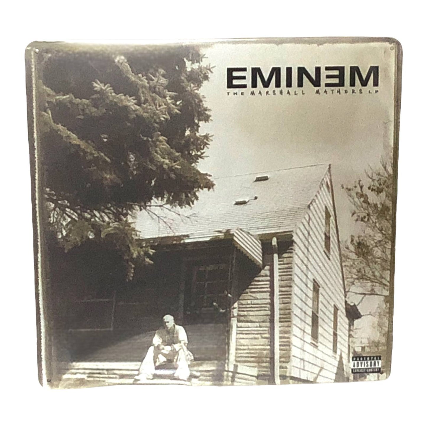 Eminem - The Marshall Mathers LP Album Cover Metal Print Tin Sign 12"x 12"
