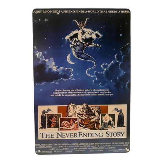 The Neverending Story Movie Poster Tin Sign 8"x12"