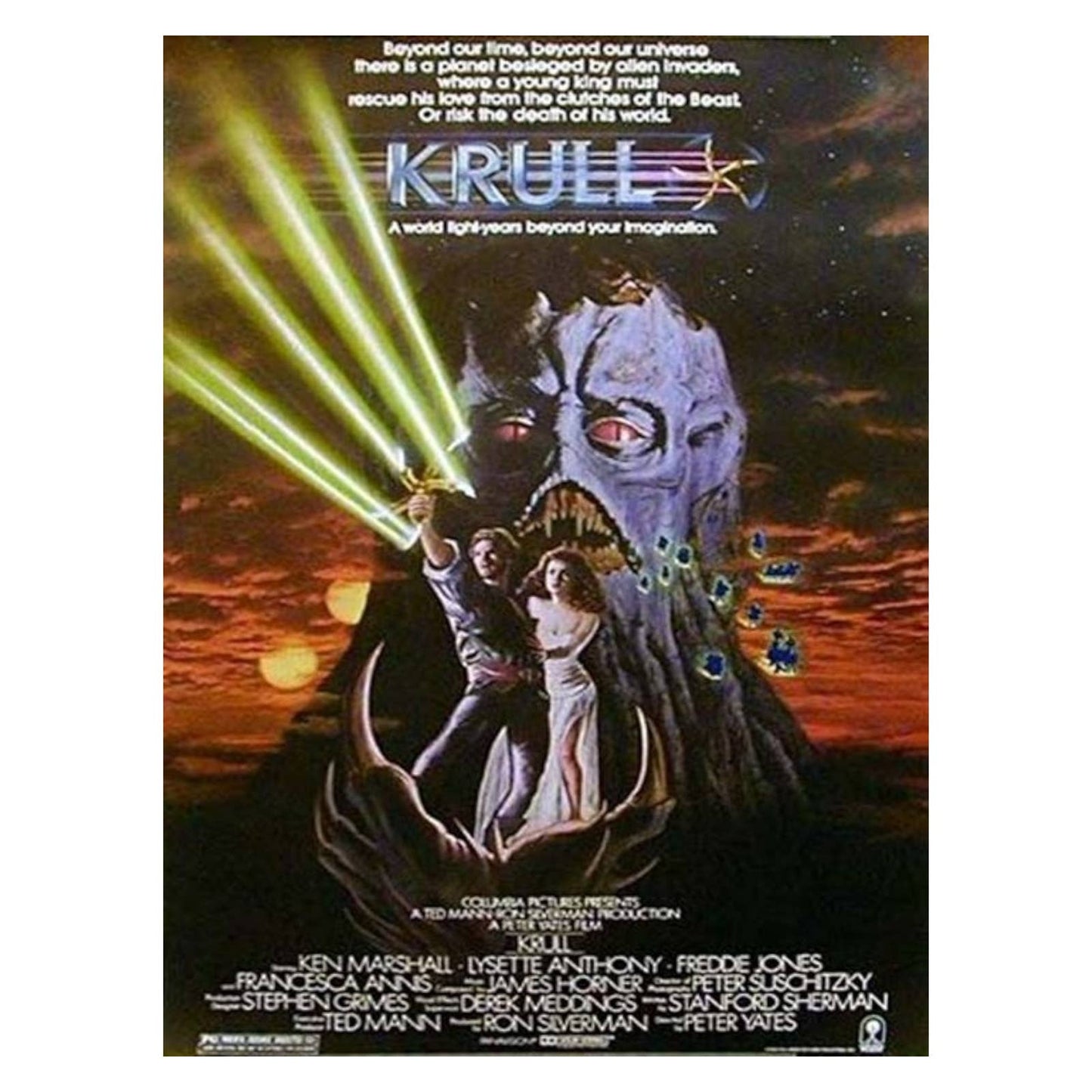 Krull Movie Poster Print Wall Art 16"x24"