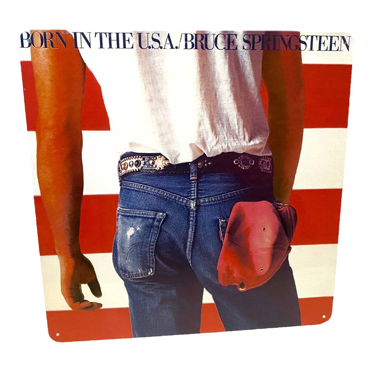 Bruce Springsteen - Born in The USA Album Cover Metal Print Tin Sign 12"x 12"