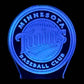Minnesota Twins 3D LED Night-Light 7 Color Changing Lamp w/ Touch Switch
