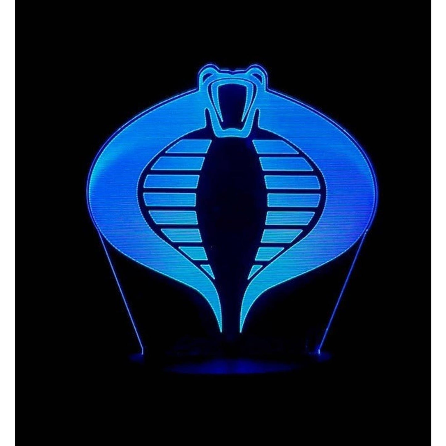 Cobra 3D LED Night-Light 7 Color Changing Lamp w/ Touch Switch