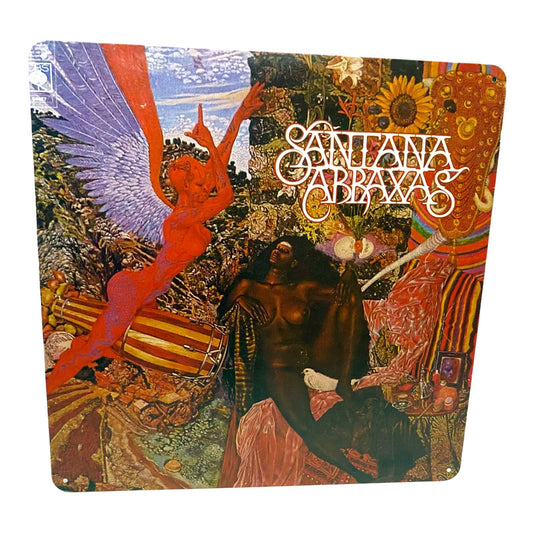 Santana Abraxas - Album Cover Metal Print Tin Sign 12"x 12"