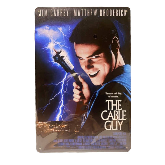 The Cable Guy Movie Poster Metal Tin Sign 8"x12"