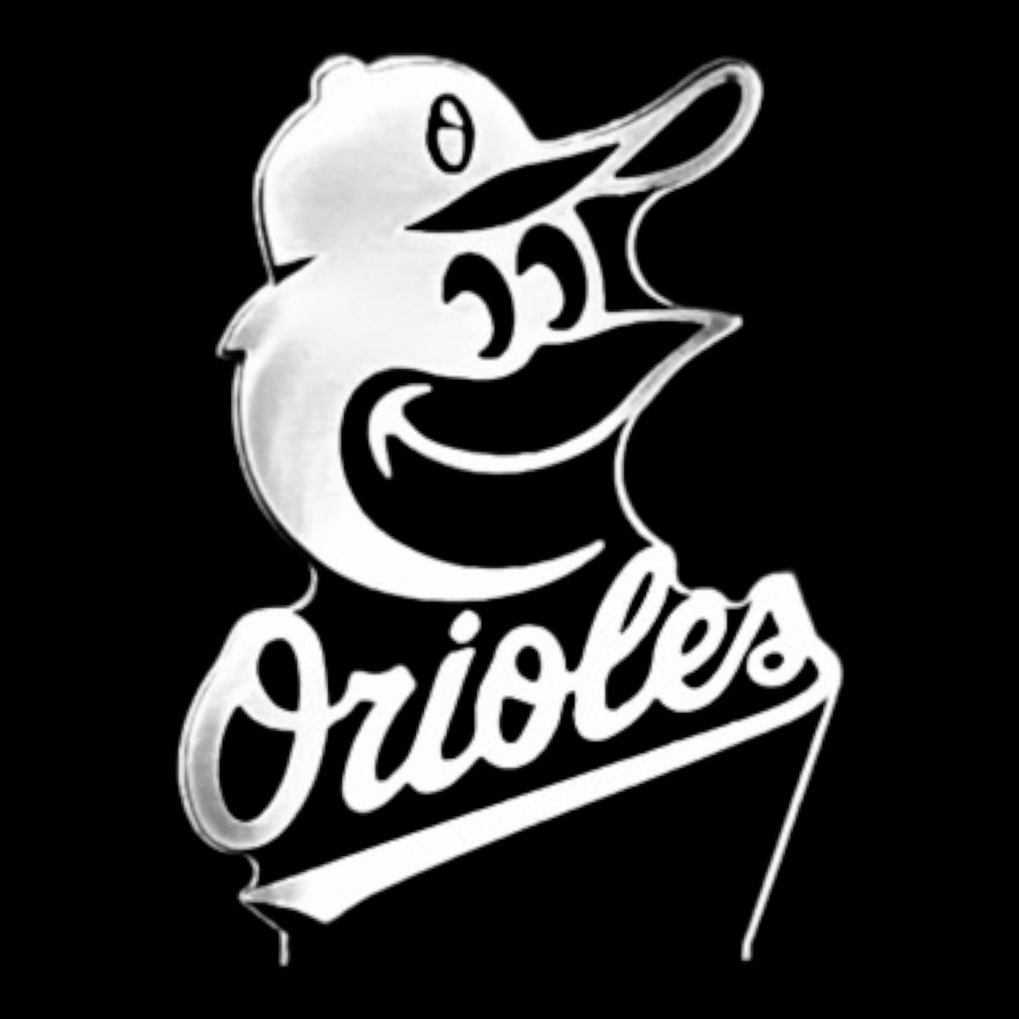 Baltimore Orioles 3D LED Night-Light 7 Color Changing Lamp w/ Touch Switch