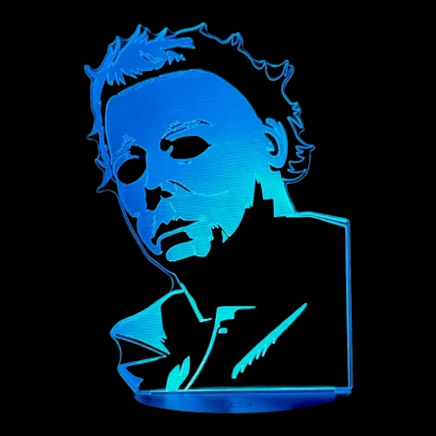 Halloween - Michael Myers 3D LED Night-Light 7 Color Changing Lamp w/ Touch