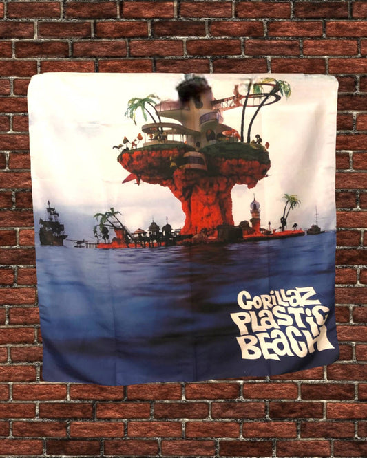 48" x 48" Gorillaz Tapestry Wall Hanging Décor