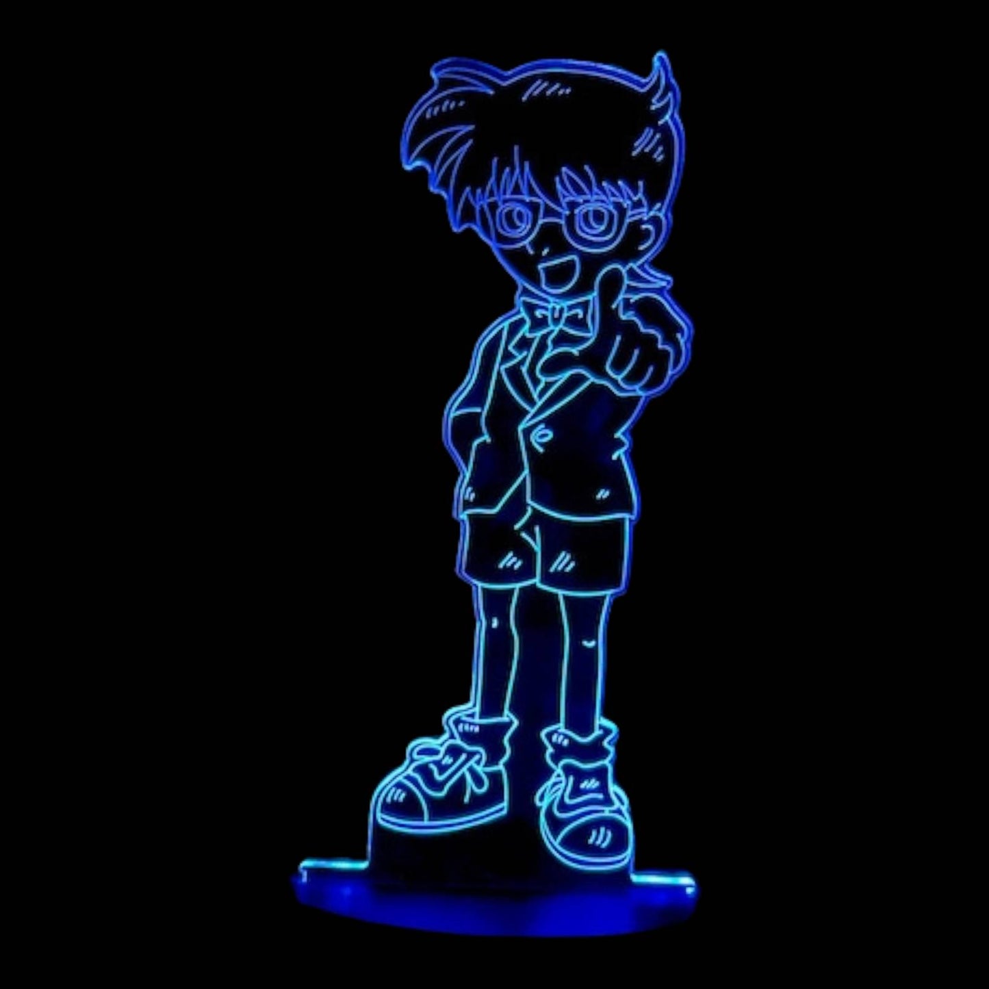 Detective Conan 3D LED Night-Light 7 Color Changing Lamp w/ Touch Switch