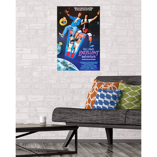 Bill & Ted's Excellent Adventure Movie Poster Print Wall Art 16"x24"
