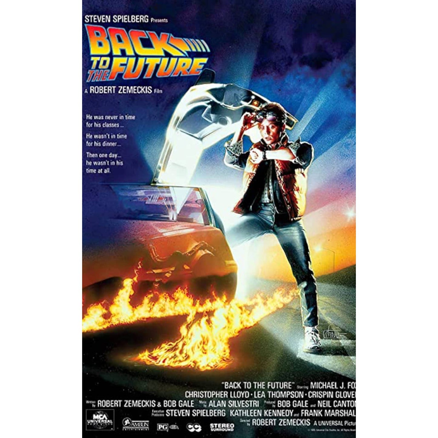 36" x 60" Back to the Future Tapestry Wall Hanging Décor