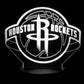 Houston Rockets 3D LED Night-Light 7 Color Changing Lamp w/ Touch Switch