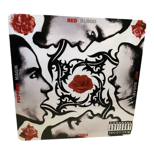 Red Hot Chili Peppers Blood Sugar Sex Magic Album Cover Metal Print Tin Sign 12"x 12"