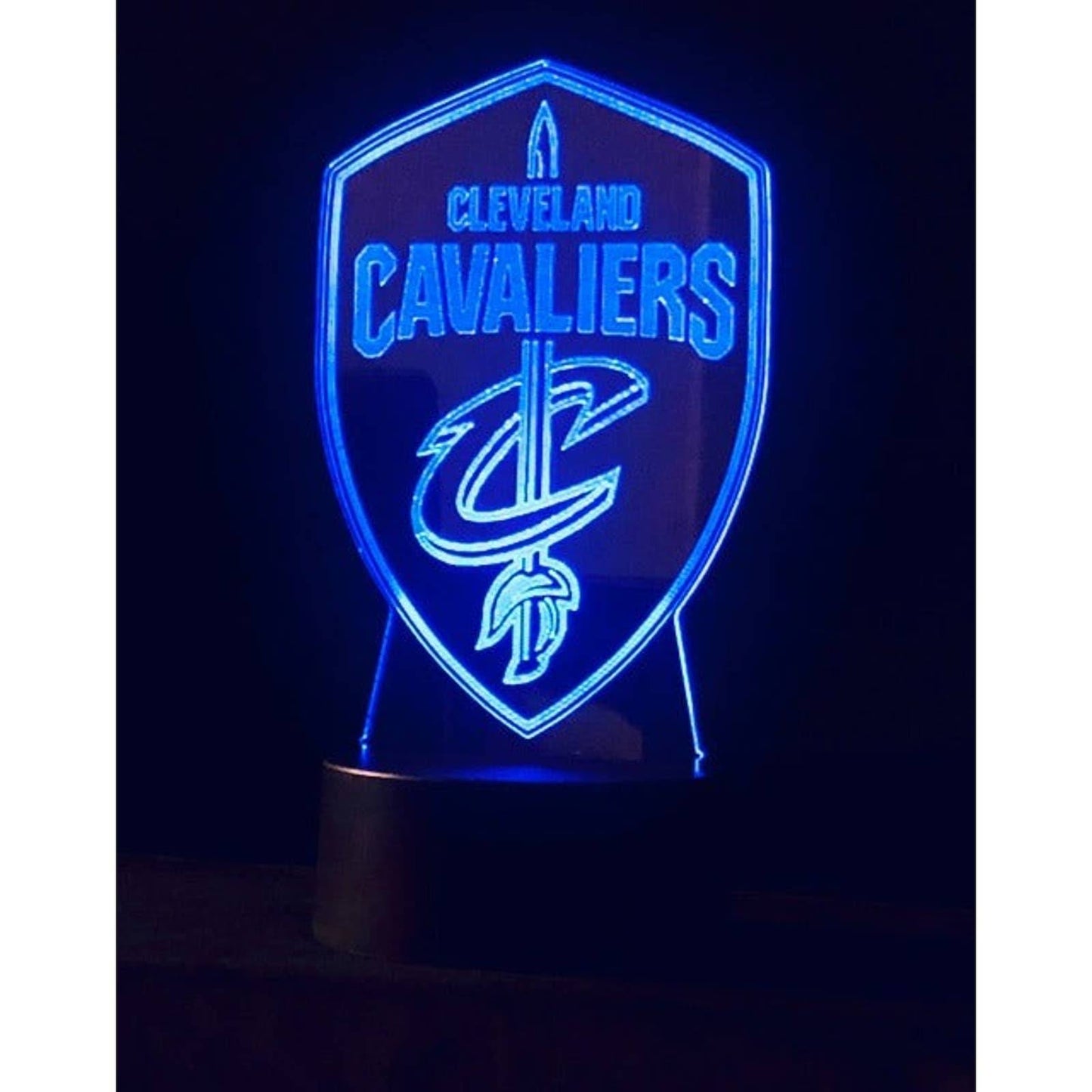 Cleveland Cavaliers 3D LED Night-Light 7 Color Changing Lamp w/ Touch Switch