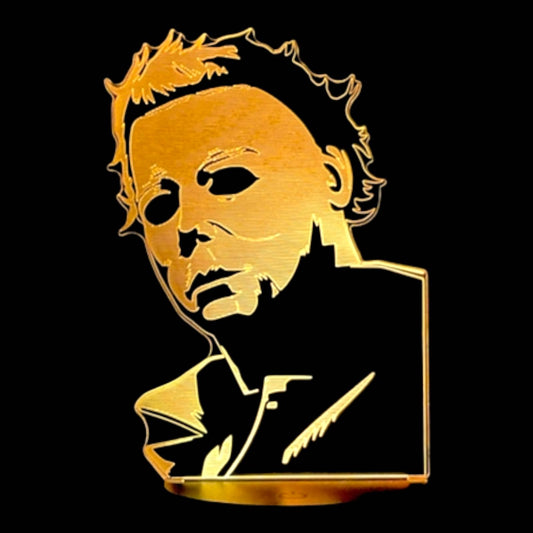 Halloween - Michael Myers 3D LED Night-Light 7 Color Changing Lamp w/ Touch