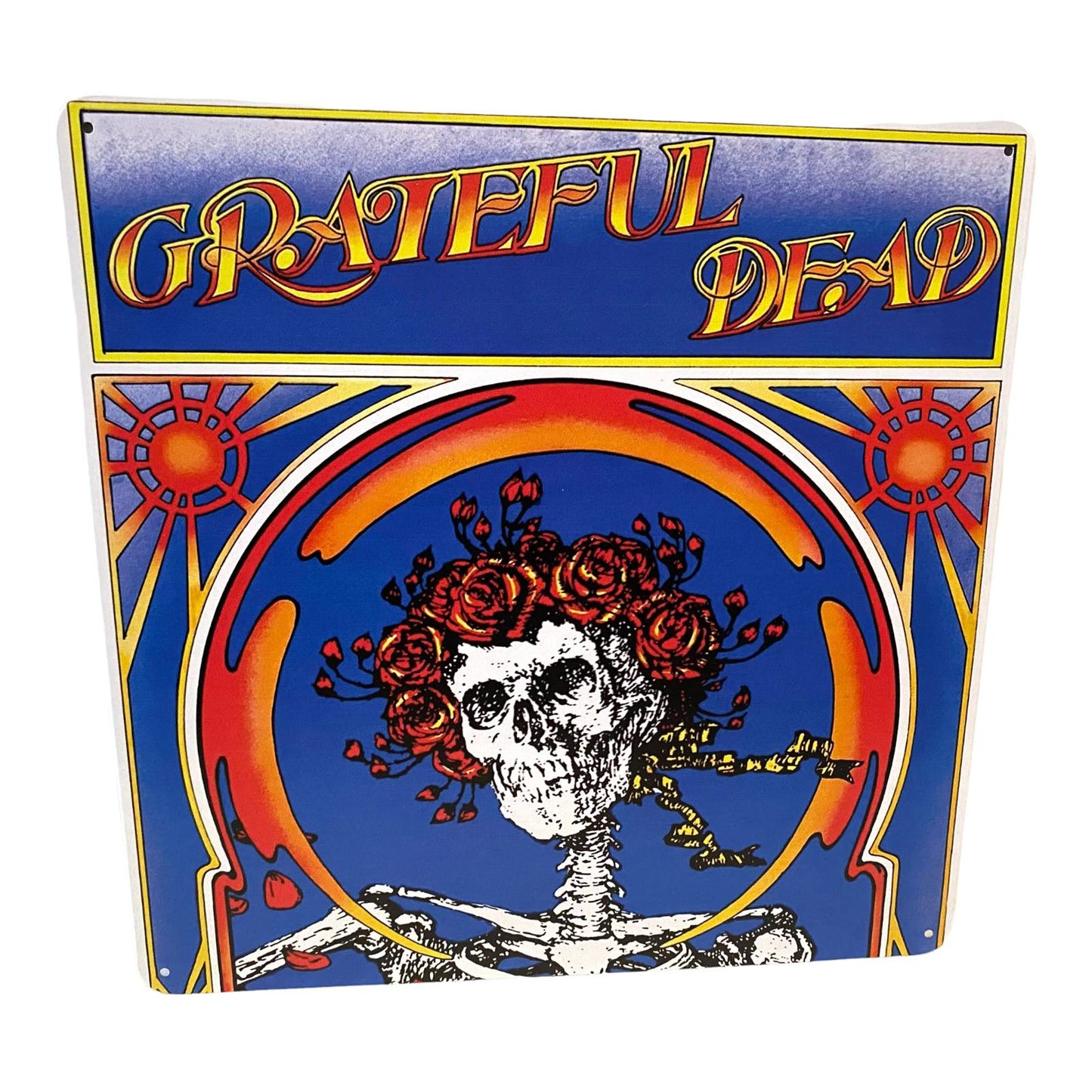 Grateful Dead - Skull and Roses Album Cover Metal Print Tin Sign 12"x 12"
