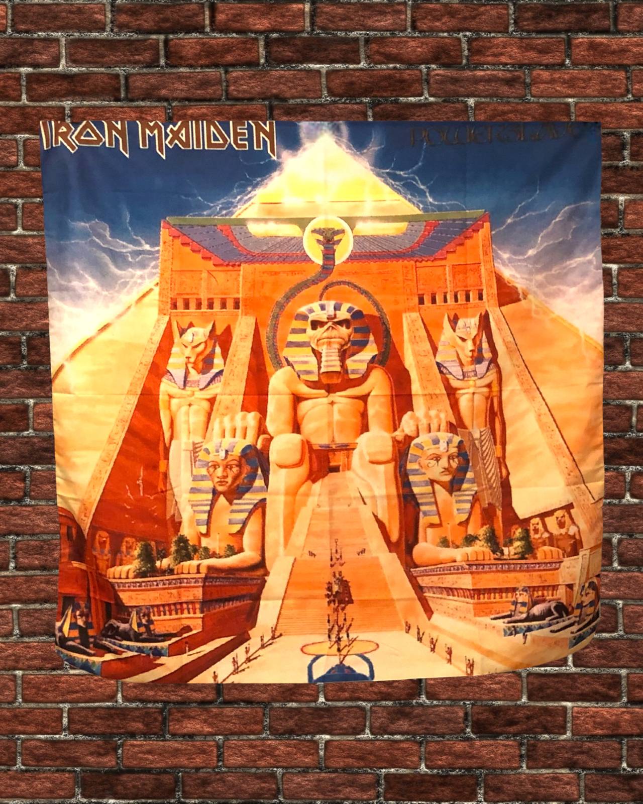 48" x 48" Iron Maiden Tapestry Wall Hanging Décor