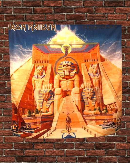 48" x 48" Iron Maiden Tapestry Wall Hanging Décor