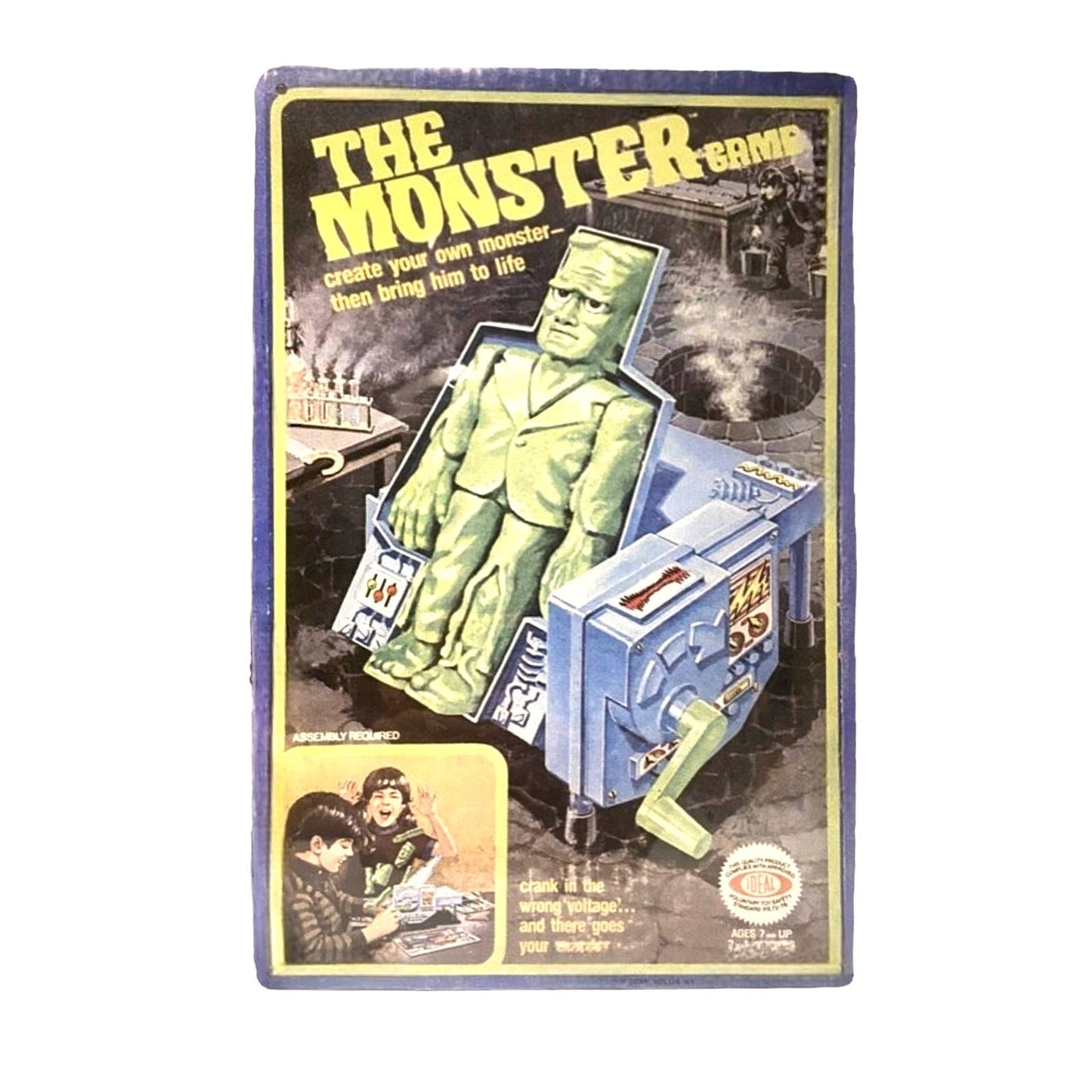 The Monster Game Box Art Poster Metal Tin Sign 8"x12"