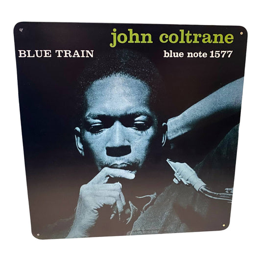 John Coltrane Blue Train Album Cover Metal Print Tin Sign 12"x 12"