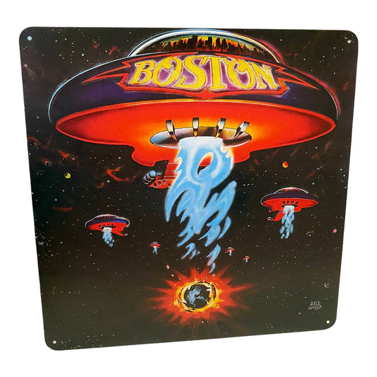 Boston  Album Cover Metal Print Tin Sign 12"x 12"