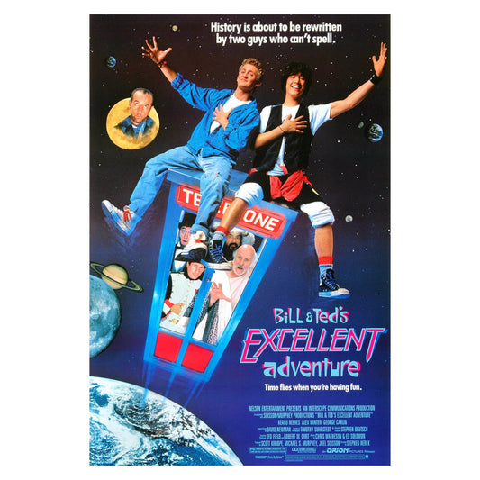 Bill & Ted's Excellent Adventure Movie Poster Print Wall Art 16"x24"