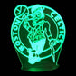 Boston Celtics 3D LED Night-Light 7 Color Changing Lamp w/ Touch Switch